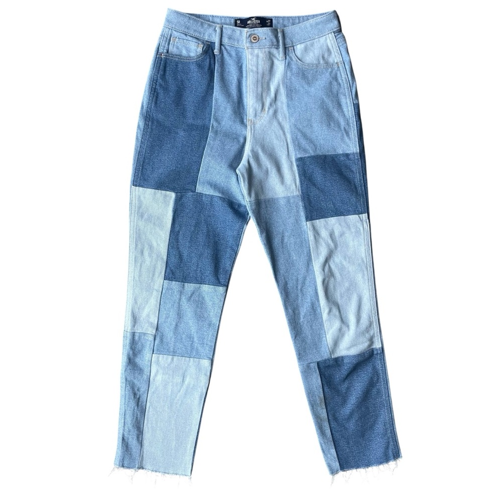 Hollister Ultra High-Rise Patchwork Mom Jeans 27x27